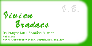 vivien bradacs business card